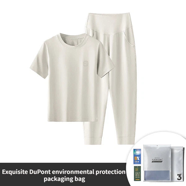 Pajama Set for Boys and Girls Spring Summer Thin Children's Anti Mite Homewear