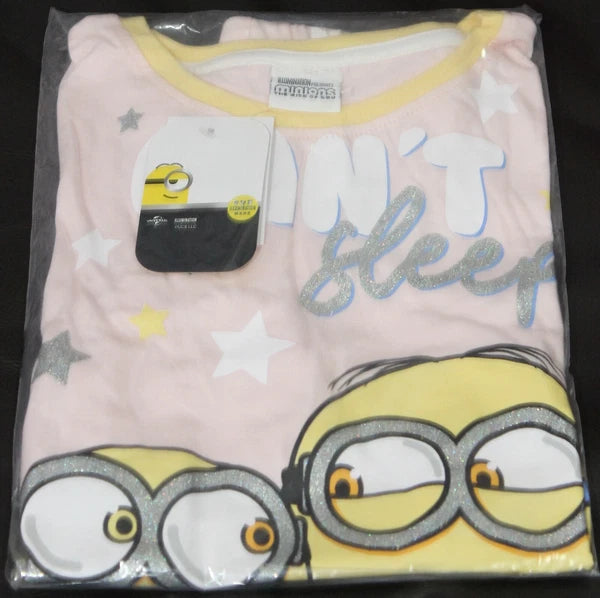 MINIONS Girl's Short Pyjamas/ DESPICABLE ME Shorty PJs in Sizes 2-10 years