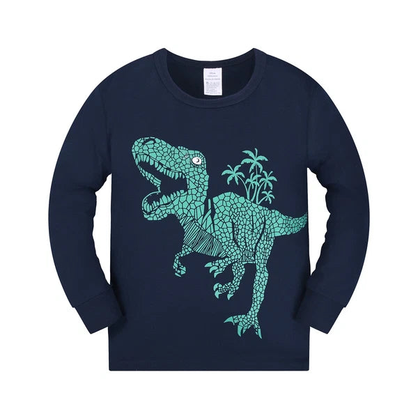 Kids Boys Pyjama Pyjamas Set PJs Sleepwear Nightwear Size 3 4 5 6 7 8 yrs