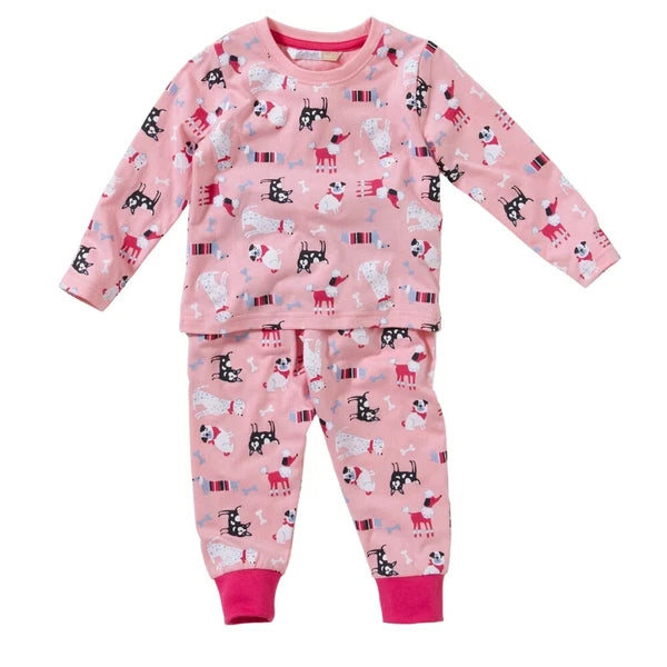 Toddler Girls Long Pyjamas Elephant Kitten Bunny Rabbit Dog Dream Snuggle 6-23 m