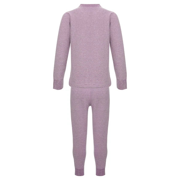 Kids Boys Girls Underwear T-shirt Pajama Set With Pants Nightwear Winter Tops