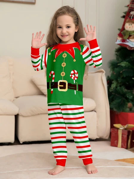 Kids Adults Christmas Family Matching Pyjamas Snowman Pajamas Nightwear PJs Sets