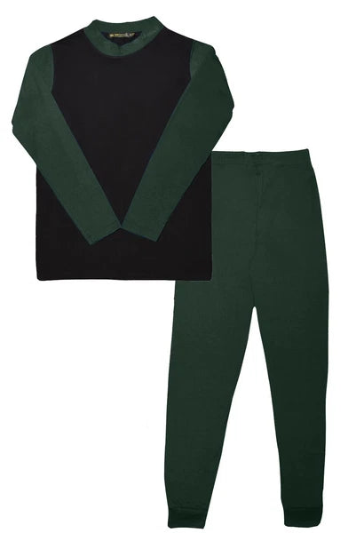 Kids Girls Boys PJs Plain Colour NIGHTWEAR Night Pyjamas Set Sleeping Suit 5-13