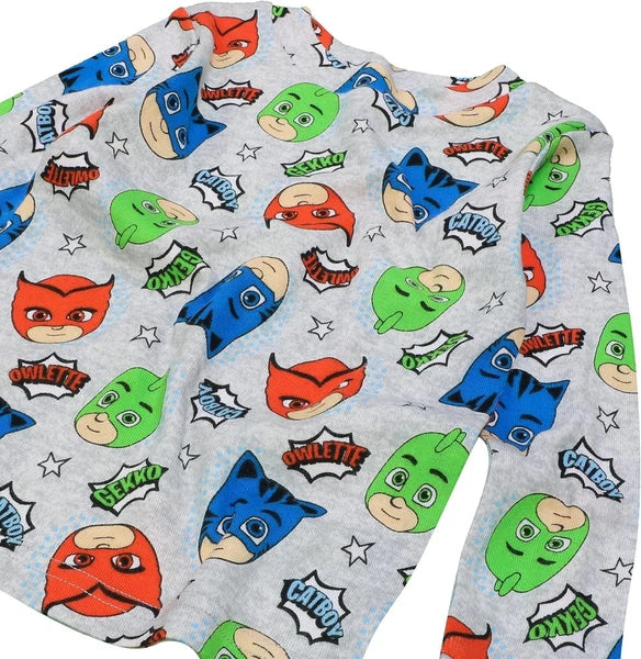 PJ Masks Boys' Snug Fit Cotton Pajamas