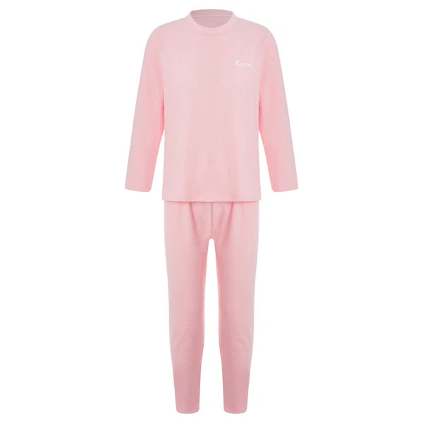 Kids Boys Girls Tees Elastic Top Pajamas Sleepwear Letter Print Set Thermal