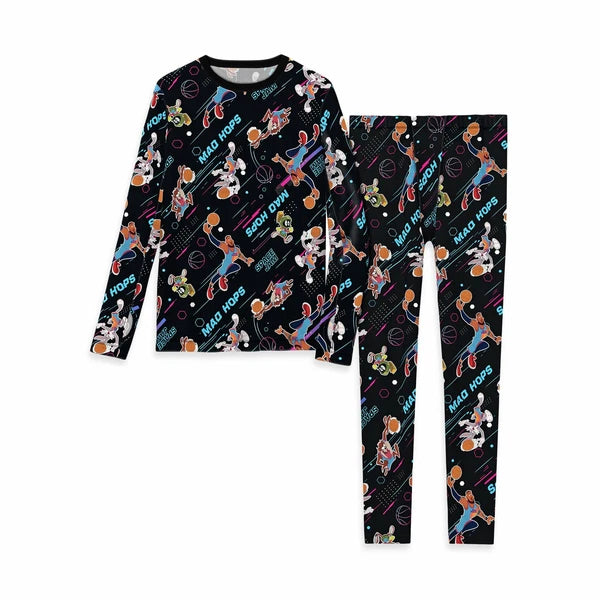 ClimateRight Boy's Poly Spandex Pick Theme 2pc Top & Pants Thermal Underwear Set