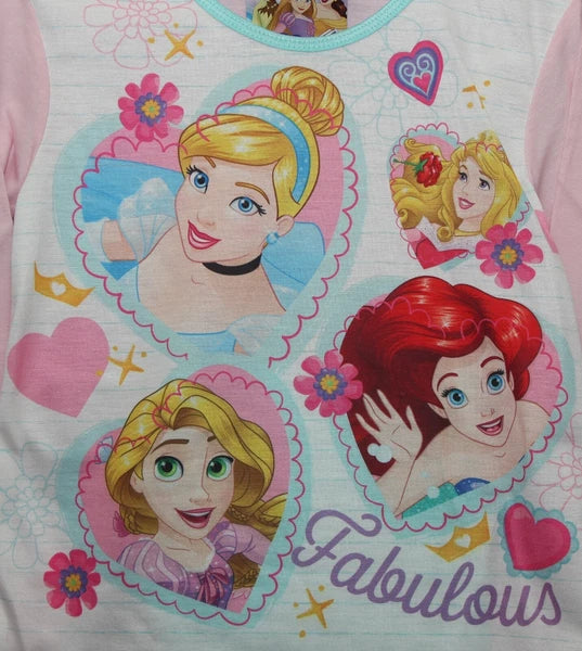 Girl's DISNEY PRINCESS Pyjamas / PJs in a Choice of 3 Styles - 18 months-5 years