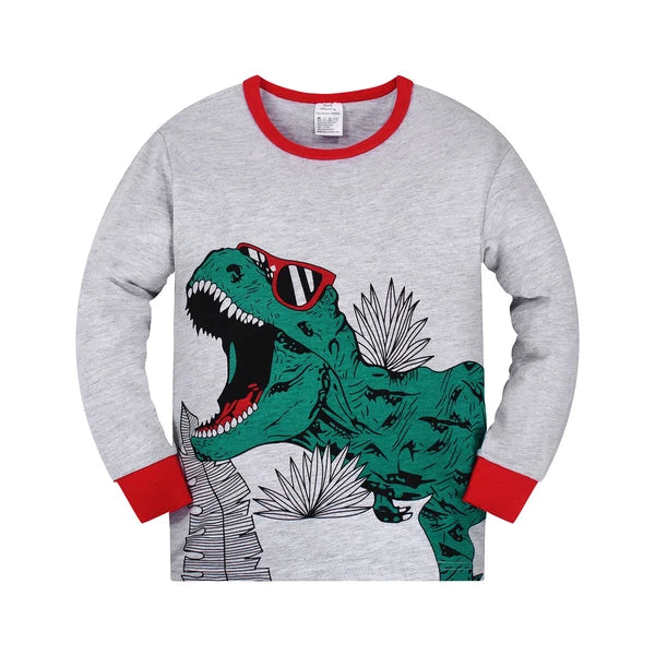 Kids Boys Pyjama Pyjamas Set PJs Sleepwear Nightwear Size 3 4 5 6 7 8 yrs