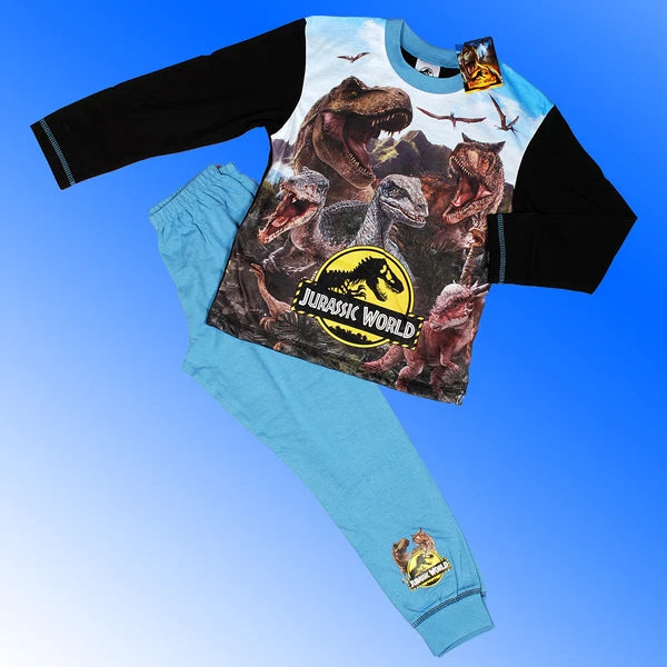 Boys Jurassic World Dinosaur Pyjamas 4-10 Years
