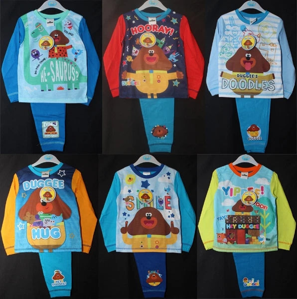 Boy's HEY DUGGEE Pyjamas / PJs in a Choice of 6 Styles  Sizes 18 months-5 years