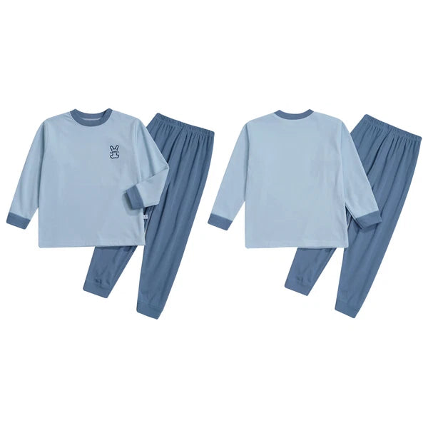 Kids Loungewear Crewneck Sleepwear Tops Pajama Set Casual Underwear T-shirt