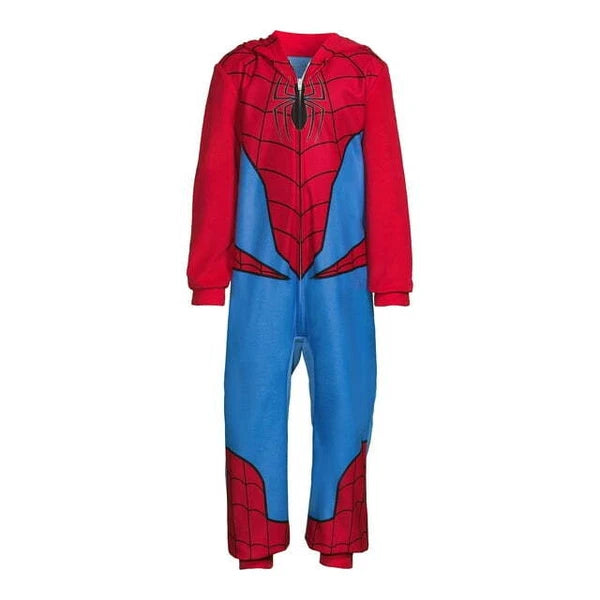 Licensed Boy's One-Piece Full-Zip Hooded Blanket Pajama Sleepwear Sleeper: 4-16