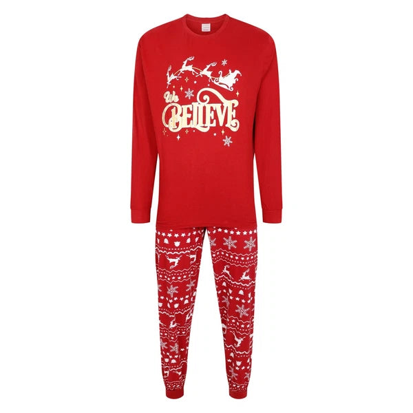 Family Christmas Pyjamas Matching XMAS Festive PJ Sets Kids Ladies Mens New