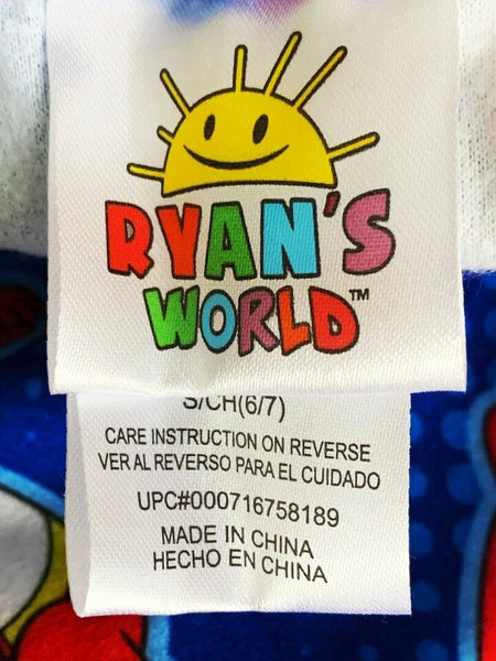 Minecraft / Ryan's World Superhero / SpongeBob Boys Long Sleeve Pajamas 2-PC Set