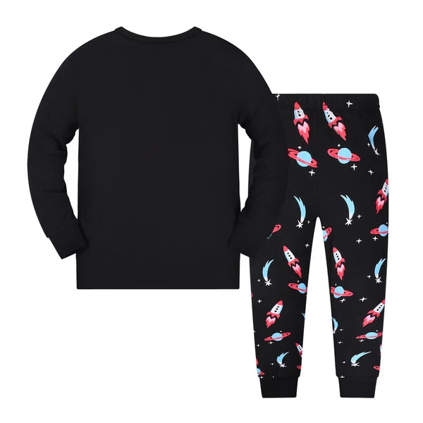 Kids Boys Pyjama Pyjamas Set PJs Sleepwear Nightwear Size 3 4 5 6 7 8 yrs