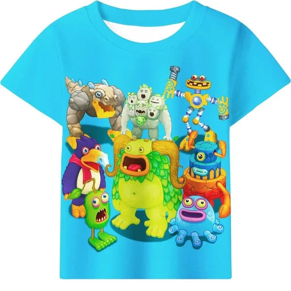 Gorilla monkey T Shirt Kids Monke Short Sleeve T-shirt Shorts Summer Pajama sets