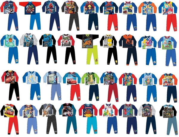 Boys Official Character Pyjamas Kids Baby Pjs Nightwear 6 Months - 13 Years