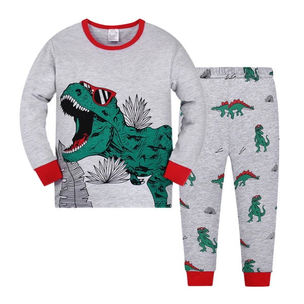 Kids Boys Pyjama Pyjamas Set PJs Sleepwear Nightwear Size 3 4 5 6 7 8 yrs