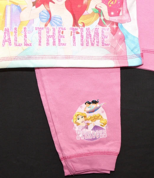 Girl's DISNEY PRINCESS Pyjamas / PJs in a Choice of 3 Styles - 18 months-5 years