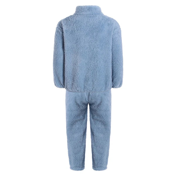 Unisex Kids Pajama Bottoms Outfit Winter Set Coral Fleece Costume Tops Casuai