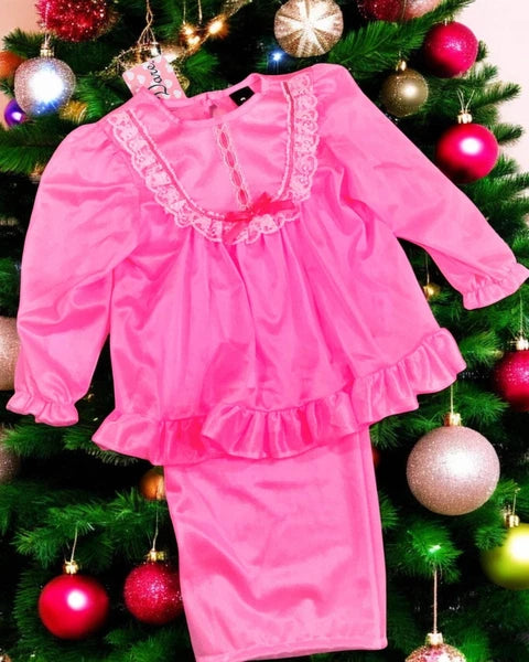 Laura Dare Girls Long Sleeve PJ Set (see colors)