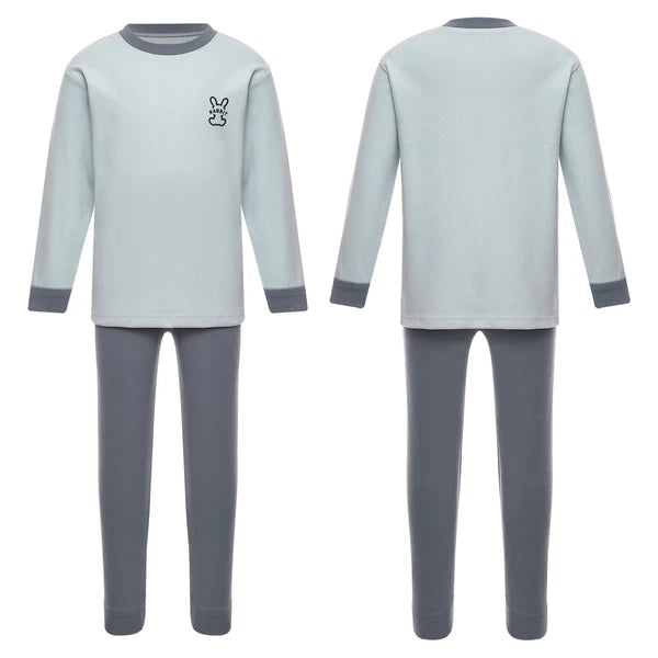 Kids Loungewear Crewneck Sleepwear Tops Pajama Set Casual Underwear T-shirt