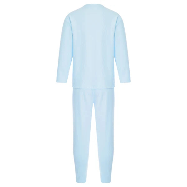 Kids Boys Girls Tees Elastic Top Pajamas Sleepwear Letter Print Set Thermal