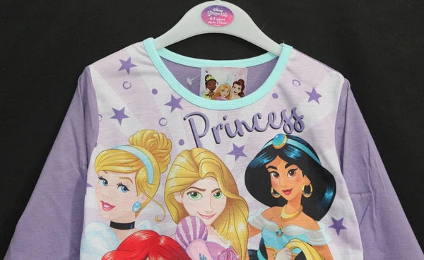 DISNEY PRINCESS Girls Pyjamas /Princess PJs in a Choice of 3 Styles 4-10 years