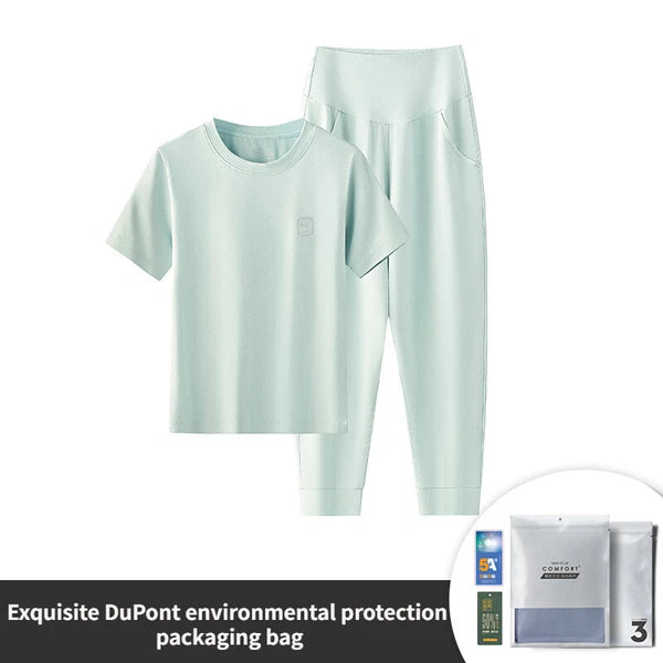 Pajama Set for Boys and Girls Spring Summer Thin Children's Anti Mite Homewear