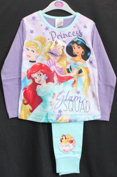 DISNEY PRINCESS Girls Pyjamas /Princess PJs in a Choice of 3 Styles 4-10 years