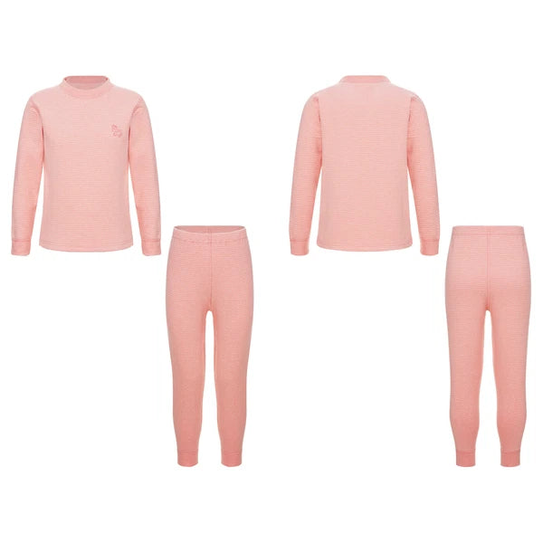 Kids Boys Girls Underwear T-shirt Pajama Set With Pants Nightwear Winter Tops