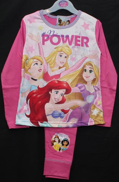 DISNEY PRINCESS Girls Pyjamas /Princess PJs in a Choice of 3 Styles 4-10 years