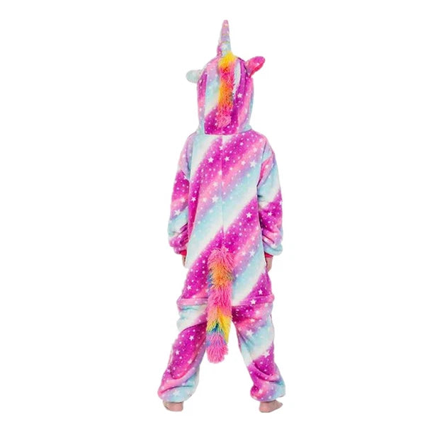One-Piece Kid's Animal Pajamas Bathrobe Halloween Cosplay Costume Sleepwear