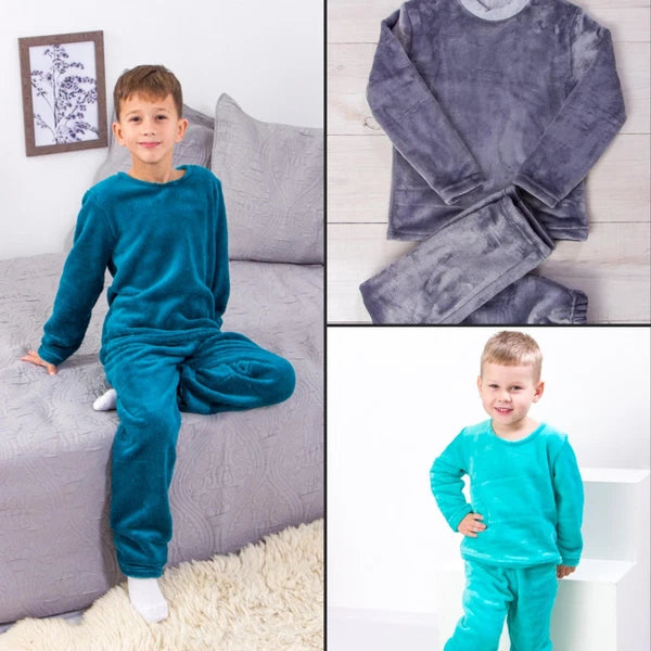 Boys’ Pajama Set – Soft Fabric & Cozy Fit for Sleep, Winter,  Nosi svoe 6079-...