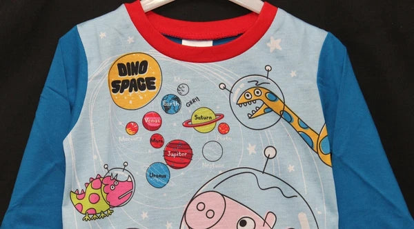 GEORGE PIG Boy's Pyjamas /PEPPA PIG Long-Sleeved PJs Sizes 18 months-5 years