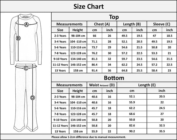 Kids Girls Boys PJ'S YA FILTHY Print Christmas Pyjamas Set 2-13