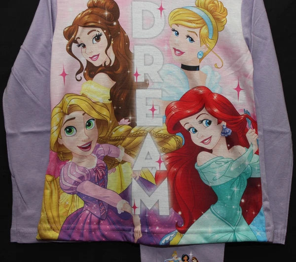 DISNEY PRINCESS Girls Pyjamas /Princess PJs in a Choice of 3 Styles 4-10 years