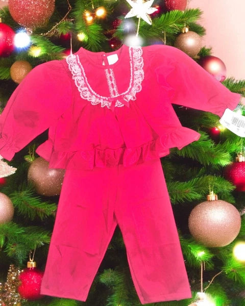 Laura Dare Girls Long Sleeve PJ Set (see colors)