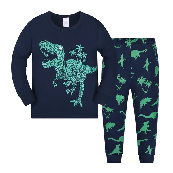 Kids Boys Pyjama Pyjamas Set PJs Sleepwear Nightwear Size 3 4 5 6 7 8 yrs