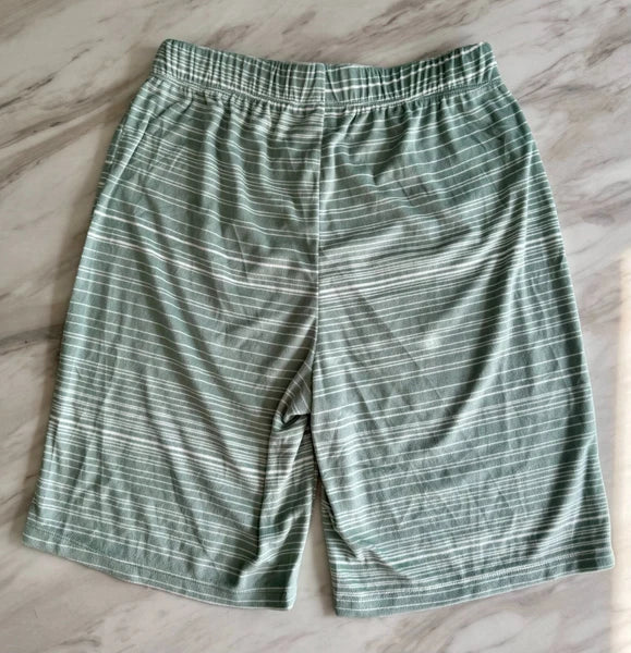 Ck Calvin Klein-Boys Short Sleeve Button-down Shirt and Shorts Pajama Set 3 NEW