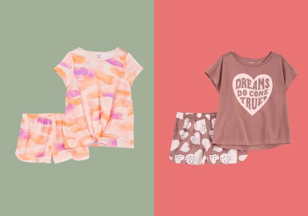 Carter's Girls 2-Piece Dreams Do Come True Loose Fit Pajama NWT Size 4, 6