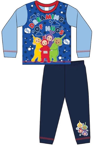 TELETUBBIES Boy's Pyjamas/Blue PJs in a Choice of Styles Sizes 12 months-4 years