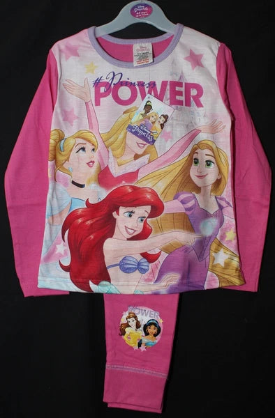 DISNEY PRINCESS Girls Pyjamas /Princess PJs in a Choice of 3 Styles 4-10 years