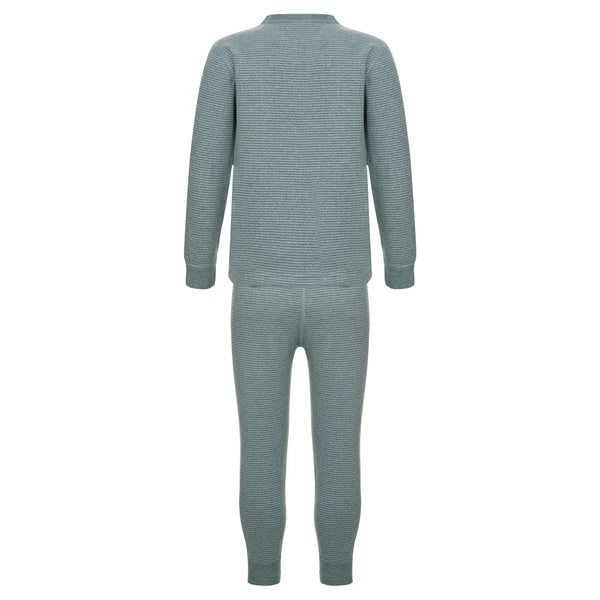 Kids Boys Girls Underwear T-shirt Pajama Set With Pants Nightwear Winter Tops