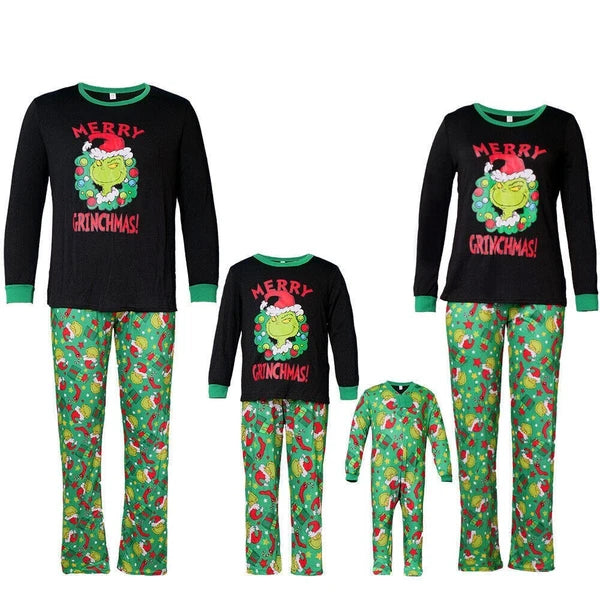 Family Matching Christmas Pyjamas Adult Kids Xmas Nightwear Pajamas Pjs Set Uk