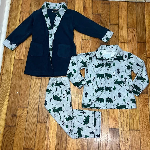 PRE-OWNED - Outdoor Kids 3 Piece Pajama Set 18 Months