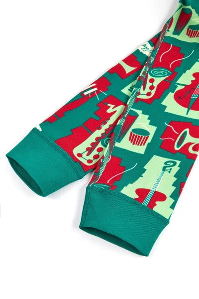 Organic cotton Music Club Jazz Band Long Sleeve Pajama Set