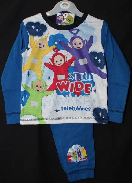TELETUBBIES Boy's Pyjamas/Blue PJs in a Choice of Styles Sizes 12 months-4 years