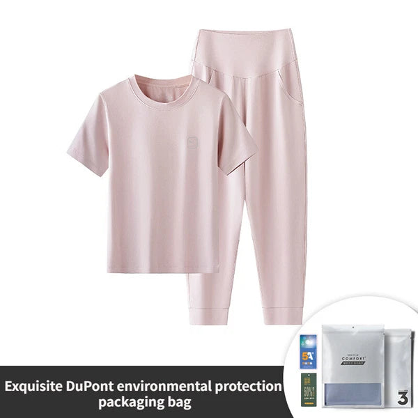 Pajama Set for Boys and Girls Spring Summer Thin Children's Anti Mite Homewear