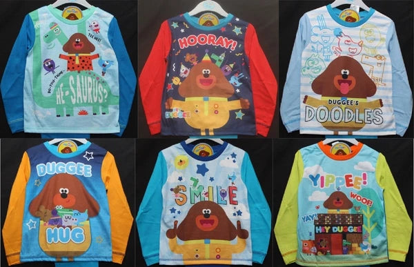 Boy's HEY DUGGEE Pyjamas / PJs in a Choice of 6 Styles  Sizes 18 months-5 years